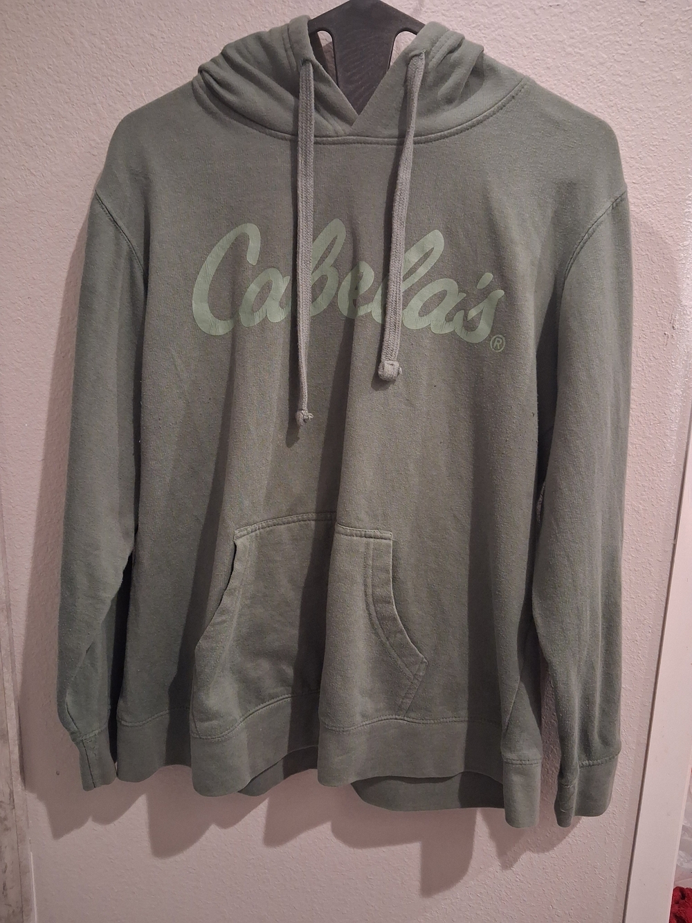 Womens Large Cabelas Green Hoodie